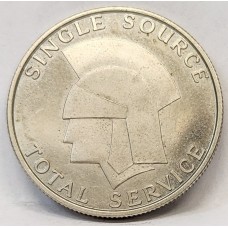 UNITED STATES GERMAN GREAT BRITAIN . SAFEGUARD TOKEN . SILVER PROOF